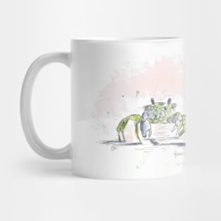 Green ghost crab Mug